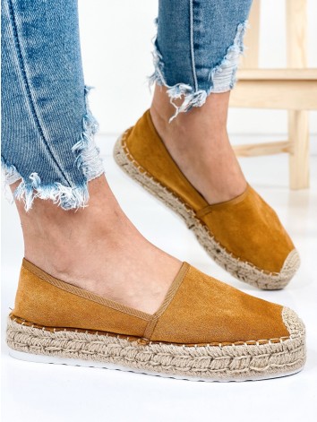 Dámske hnedé espadrilky